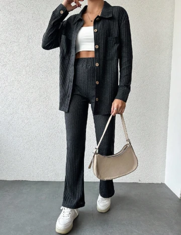 Compleu SHEIN, gri inchis