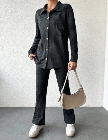 Compleu SHEIN, gri inchis