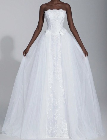 
						Rochie lunga SHEIN, alb