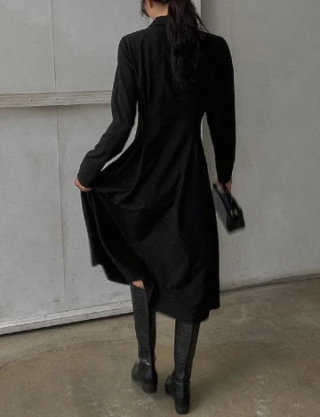 Rochie medie Dazy, negru