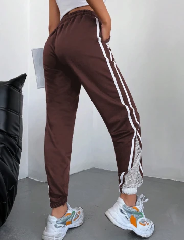 Pantaloni SHEIN, maro