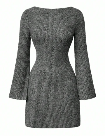 Rochie scurta SHEIN, gri