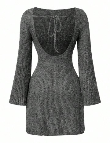 Rochie scurta SHEIN, gri