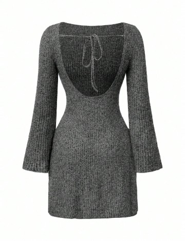 Rochie scurta SHEIN, gri
