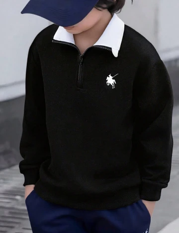 Bluza Shein Kids, negru