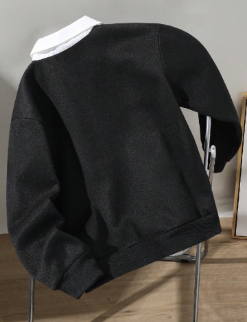 Bluza Shein Kids, negru