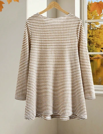 Bluza Emery Rose Curve, maro