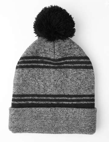 Caciula Pull&Bear, gri/negru