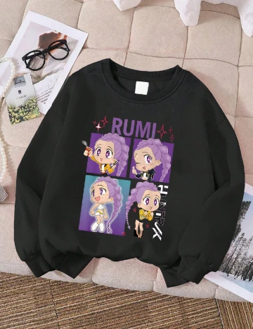 Bluza Shein Kids, negru