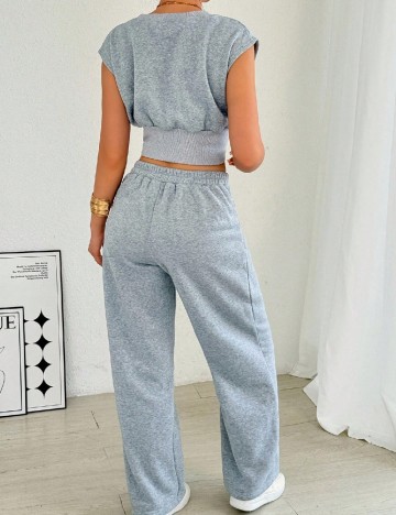 Pantaloni SHEIN CURVE, gri