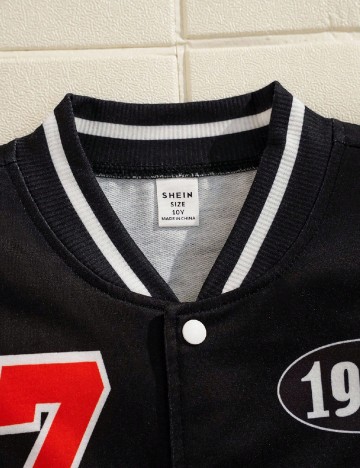 Jacheta Shein Kids, negru