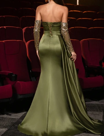 Rochie lunga SHEIN, verde