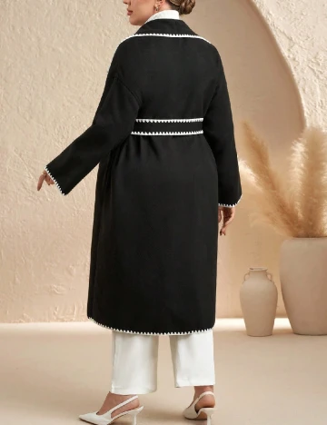 Palton SHEIN CURVE, negru