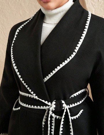 Palton SHEIN CURVE, negru