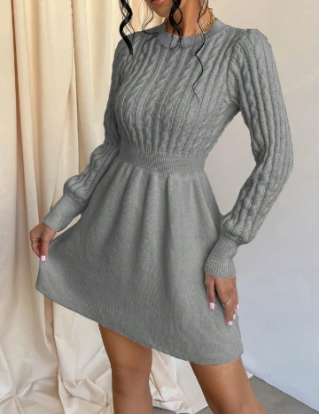 Rochie scurta SHEIN, gri