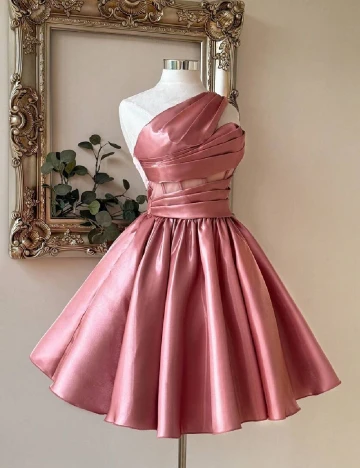 Rochie scurta SHEIN, roz