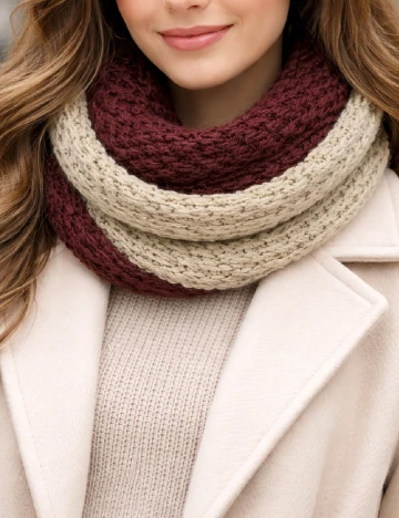 Fular Circular Bershka, bej