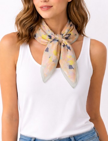 
						Esarfa Bershka, mix culori