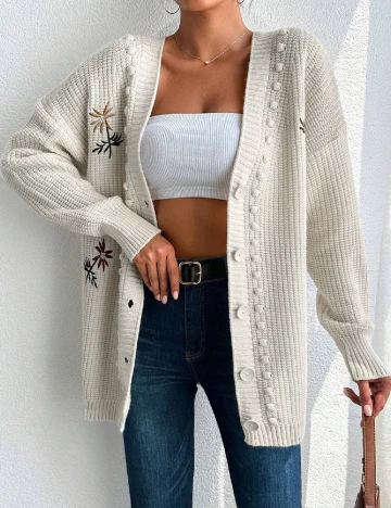 Cardigan SHEIN, ecru