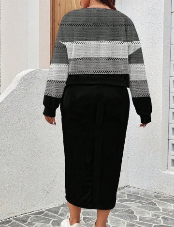 Compleu Emery Rose Curve, negru/gri