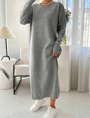 Rochie medie SHEIN, gri