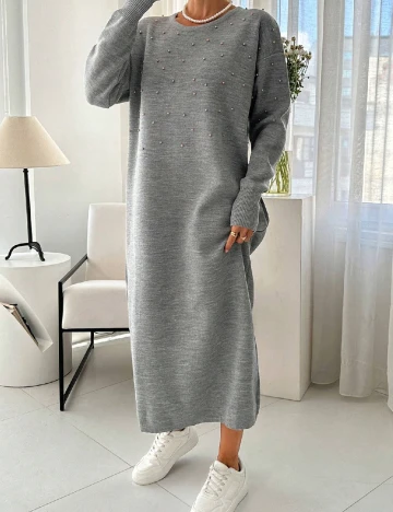 Rochie medie SHEIN, gri