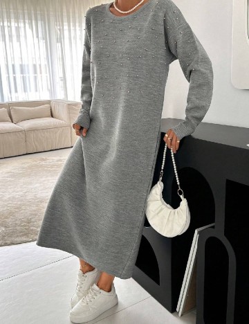 Rochie medie SHEIN, gri
