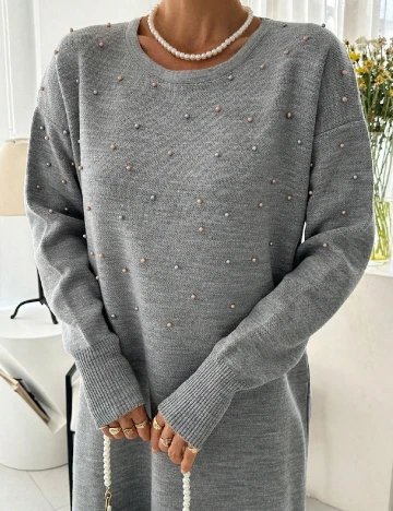 Rochie medie SHEIN, gri