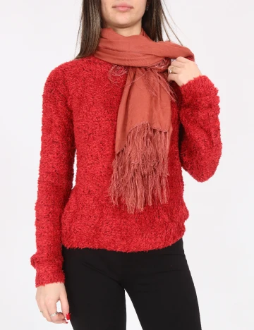 Esarfa Bershka, roz pudra inchis