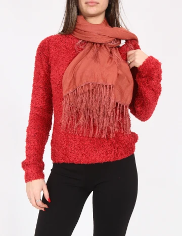 Esarfa Bershka, roz pudra inchis