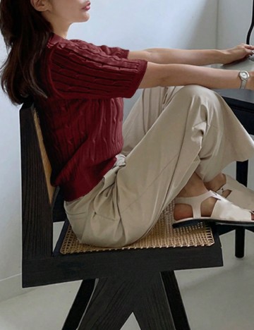 Tricou Dazy, visiniu