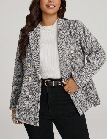 Sacou SHEIN CURVE, gri