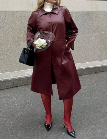 Trench SHEIN CURVE, visiniu