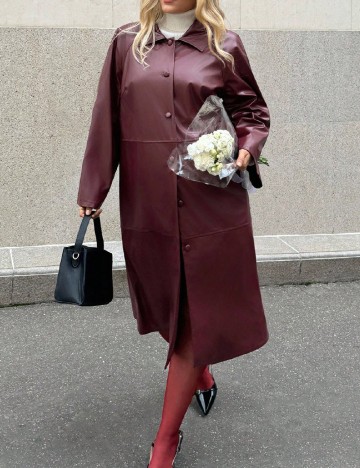 Trench SHEIN CURVE, visiniu