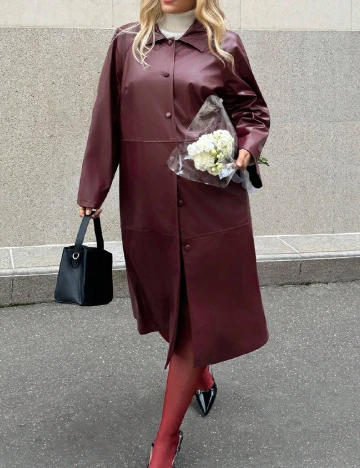 Trench SHEIN CURVE, visiniu