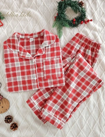 Pijama Shein Kids, rosu