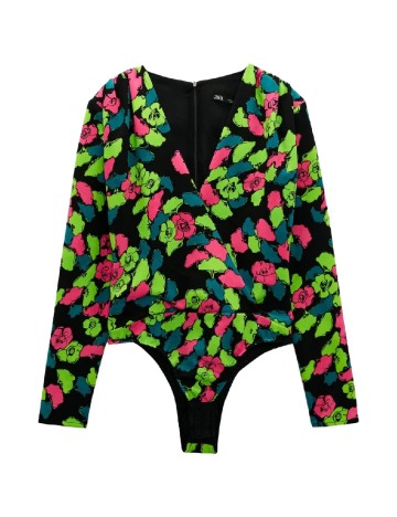 
						Body Zara, floral print