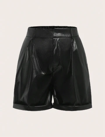 Pantaloni scurti SHEIN CURVE, negru