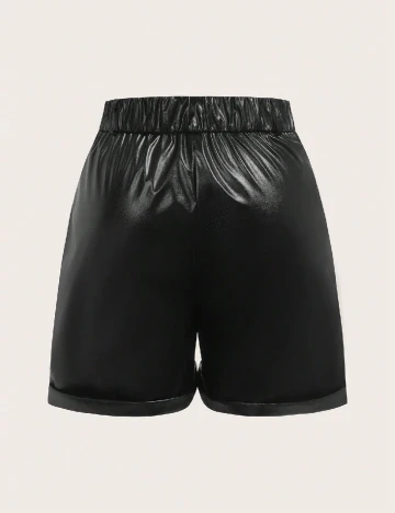 Pantaloni scurti SHEIN CURVE, negru