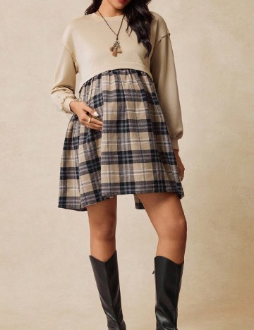 Rochie scurta SHEIN Maternity, mix culori