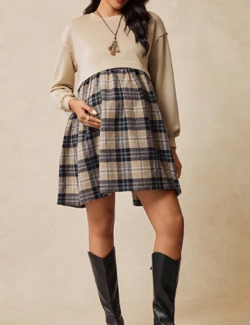 Rochie scurta SHEIN Maternity, mix culori