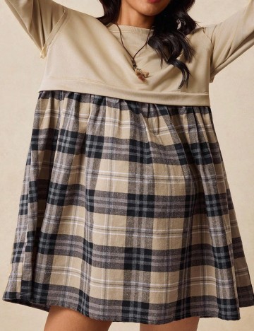 Rochie scurta SHEIN Maternity, mix culori