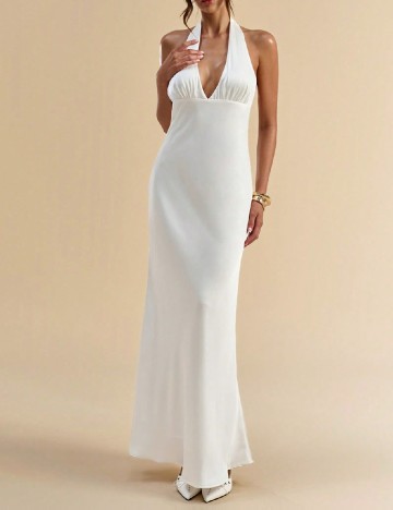 
						Rochie lunga SHEIN, alb