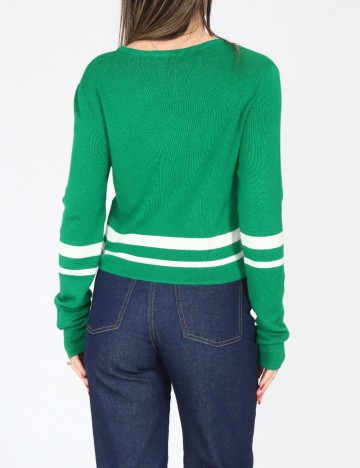 Bluza Pull&Bear, verde
