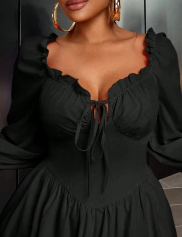 Rochie scurta SHEIN CURVE, negru