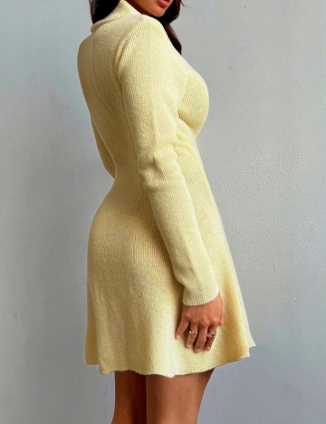 Rochie scurta SHEIN, galben