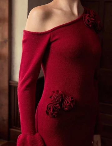 Rochie medie MOTF, rosu