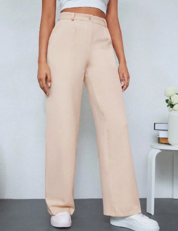 
						Pantaloni SHEIN, crem