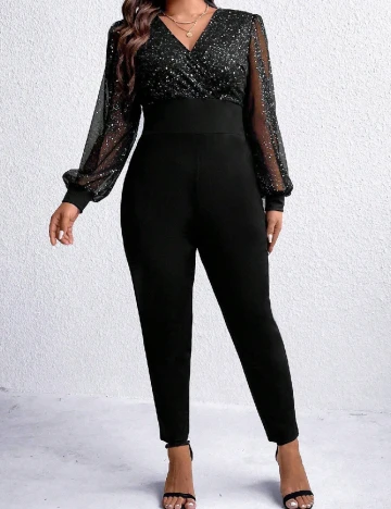 Salopeta SHEIN CURVE, negru