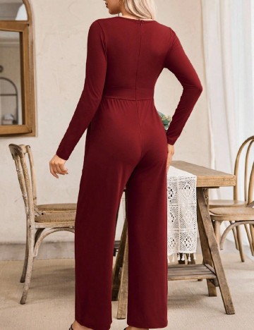 Salopeta SHEIN Maternity, rosu